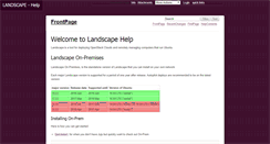 Desktop Screenshot of help.landscape.canonical.com