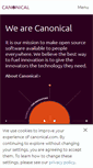 Mobile Screenshot of canonical.com