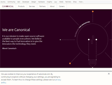 Tablet Screenshot of canonical.com